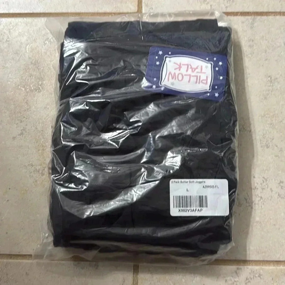 NWT! TWO PACK! RENE ROFE BUTTERSOFT JOGGERS IN BLACK! - Picture 2 of 3